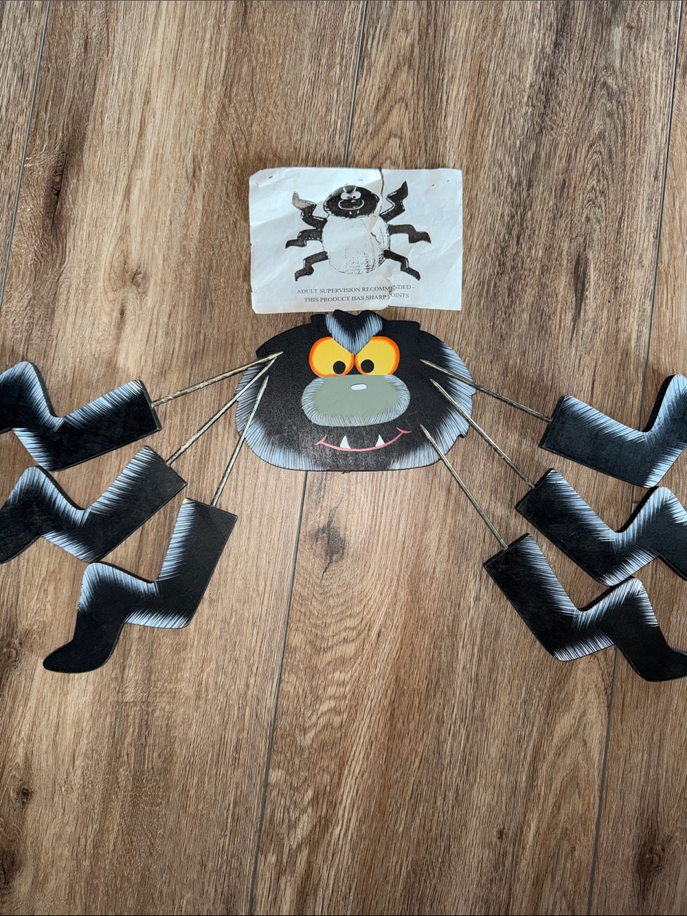 🎃 Vintage Spider Pumpkin Decoration 🎃